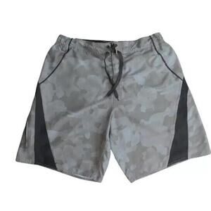 Joe Boxer Swim Trunks Mens L Camo Board Shorts Mesh Lined Summer Athletic Short